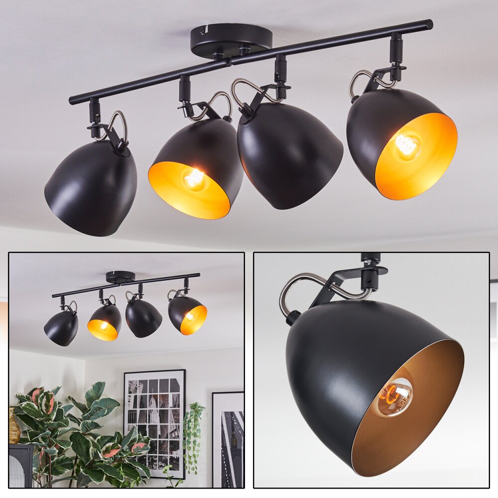 Bjedstrup Lampa sufitowa, Spot sufitowy Czarny, 4-punktowe main product photo