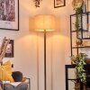 Bassagoda lampa stojąca kolory naturalne, czarny, 1-punktowy