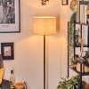 Bassagoda lampa stojąca kolory naturalne, czarny, 1-punktowy