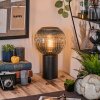Koyoto kula świetlna, lampka biurkowa, lampa stołowa 20 cm niebeieski, 1-punktowy