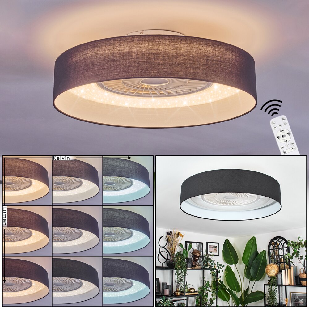 Benesal Lampa sufitowa, lampa z wentylatorem LED Biały, 1-punktowy, Zdalne sterowanie main product photo