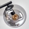 Gastor lampa sufitowa, kula świetlna bursztynowy, przydymiony, 3-punktowe