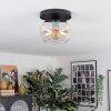 Apedo lampa sufitowa, kula świetlna bursztynowy, przezroczysty, 1-punktowy