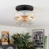 Apedo lampa sufitowa, kula świetlna bursztynowy, przezroczysty, 1-punktowy