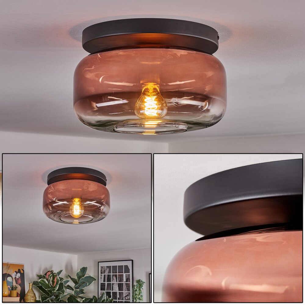 Boza Lampa sufitowa, Kula świetlna Przezroczysty, W kolorze miedzi, 1-punktowy main product photo