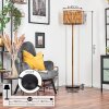 Cando lampa stojąca kolory naturalne, czarny, 1-punktowy