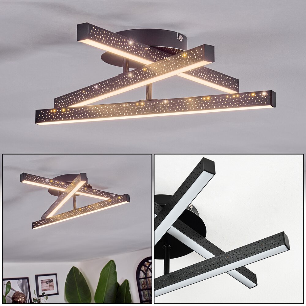 Arlan Lampa sufitowa LED Czarny, 1-punktowy main product photo