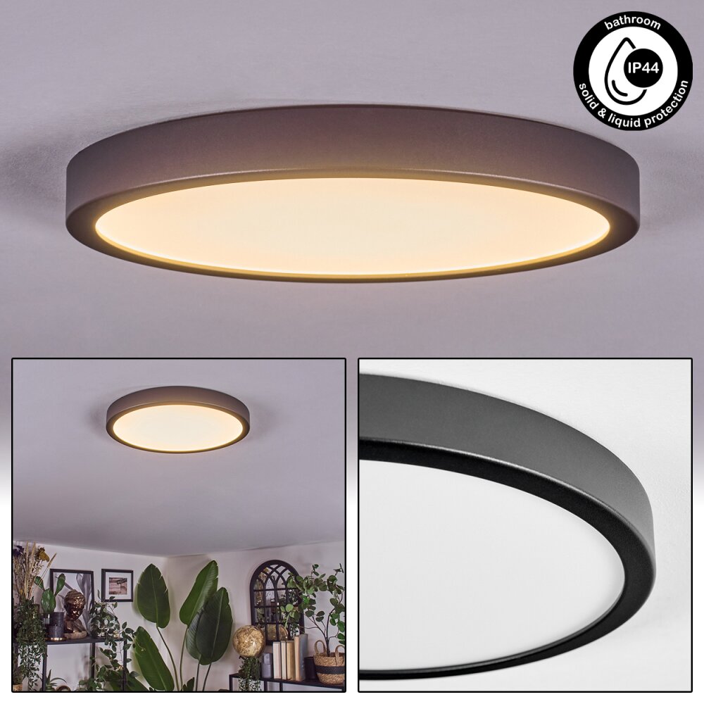 Finsrud Lampa sufitowa LED Czarny, 1-punktowy main product photo