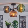 Koyoto Lampa sufitowa, Kula świetlna Niebeieski, Zielony, W kolorze miedzi, 3-punktowe