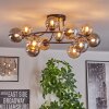 Chehalis lampa sufitowa, kula świetlna 76 cm bursztynowy, przydymiony, 12-punktowe