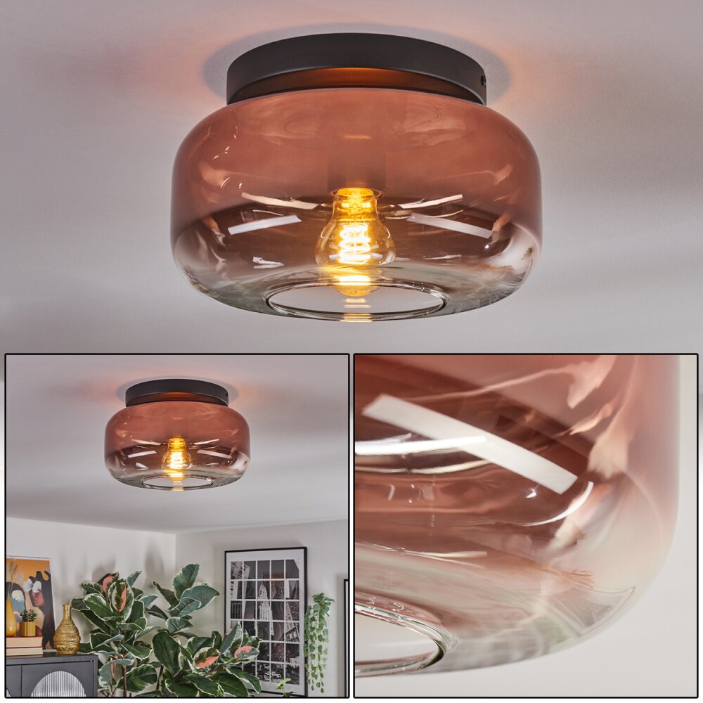 Boza Lampa sufitowa, Kula świetlna Przezroczysty, W kolorze miedzi, 1-punktowy main product photo