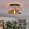 Boza lampa sufitowa, kula świetlna bursztynowy, 1-punktowy