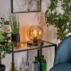 Koyoto lampa stołowa 20 cm bursztynowy, 1-punktowy