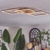 Brina lampa sufitowa LED brązowy, złoty, 1-punktowy