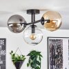 Gastor lampa sufitowa, kula świetlna bursztynowy, przezroczysty, przydymiony, 3-punktowe