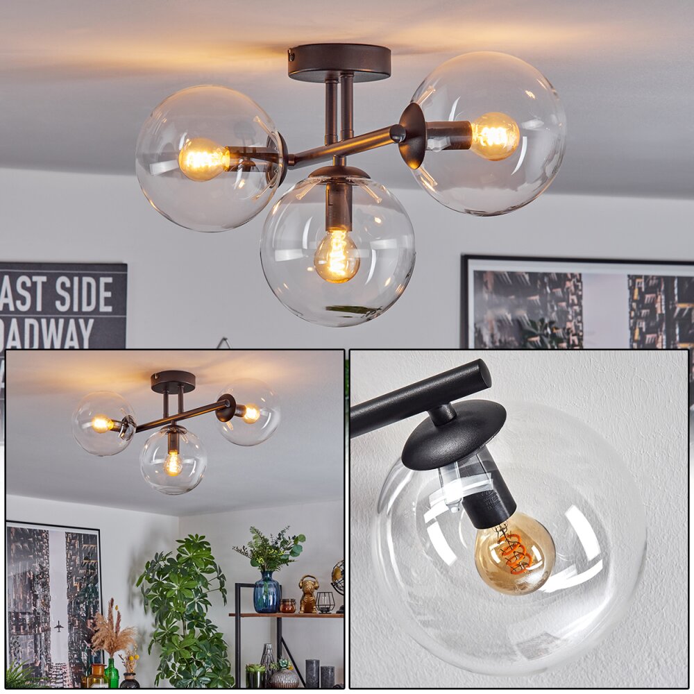 Gastor Lampa sufitowa, Kula świetlna Przezroczysty, 3-punktowe main product photo
