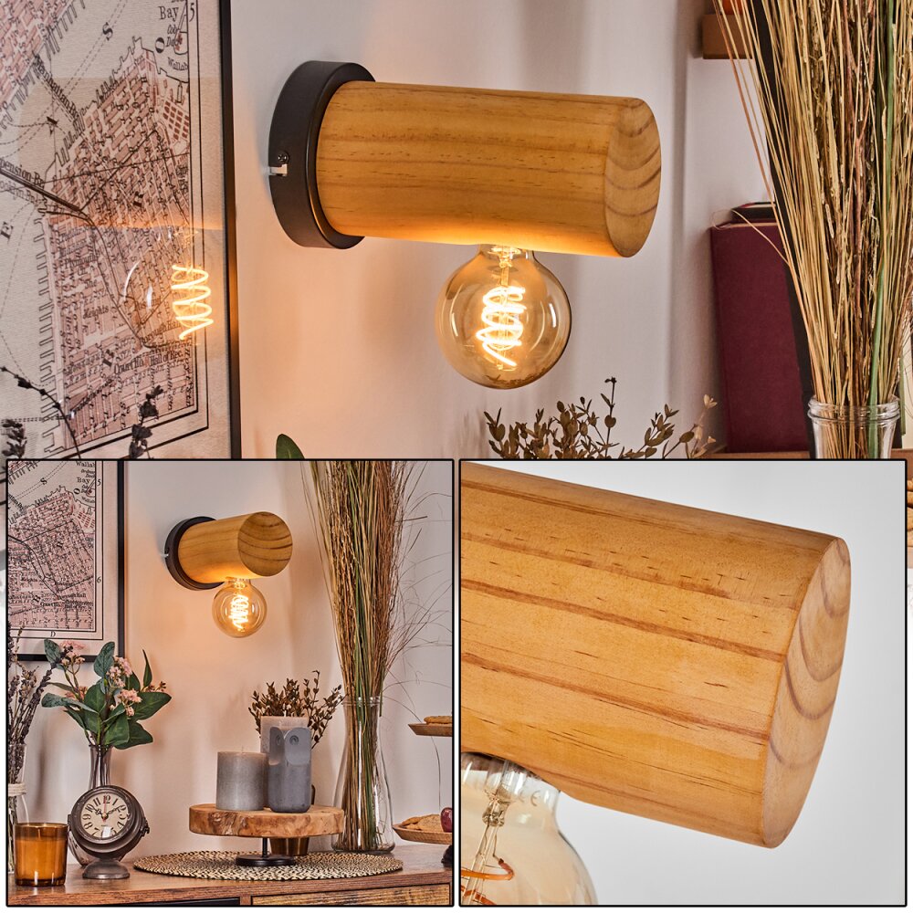 Argea Lampa ścienna, Spot ścienny Ecru, Czarny, 1-punktowy main product photo