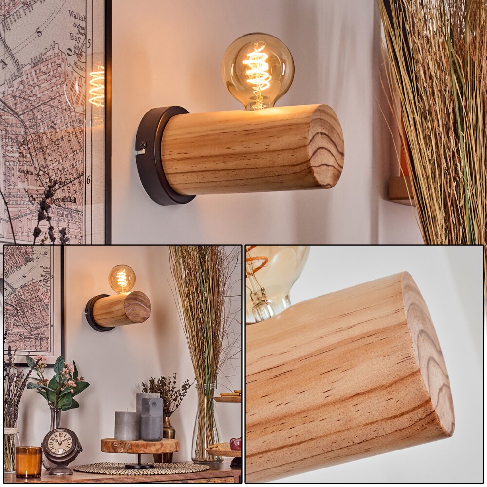 Argea Lampa ścienna, Spot ścienny Ecru, Czarny, 1-punktowy main product photo