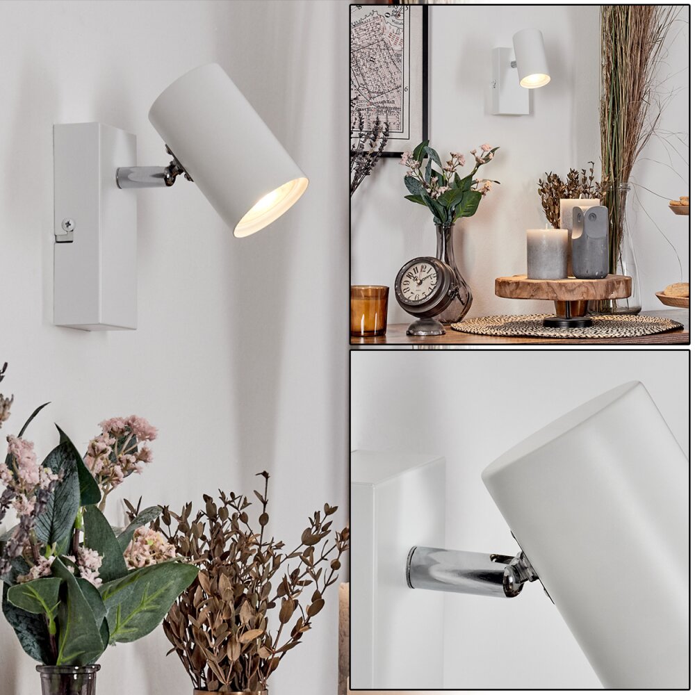 Gesteira Lampa ścienna, Spot ścienny Biały, 1-punktowy main product photo