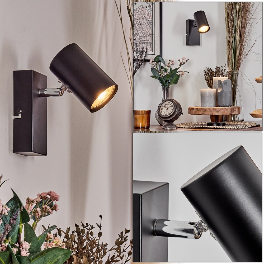 Gesteira Lampa ścienna, Spot ścienny Czarny, 1-punktowy main product photo