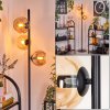 Koyoto lampa stojąca bursztynowy, 3-punktowe