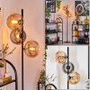 Apedo lampa stojąca bursztynowy, przydymiony, 3-punktowe
