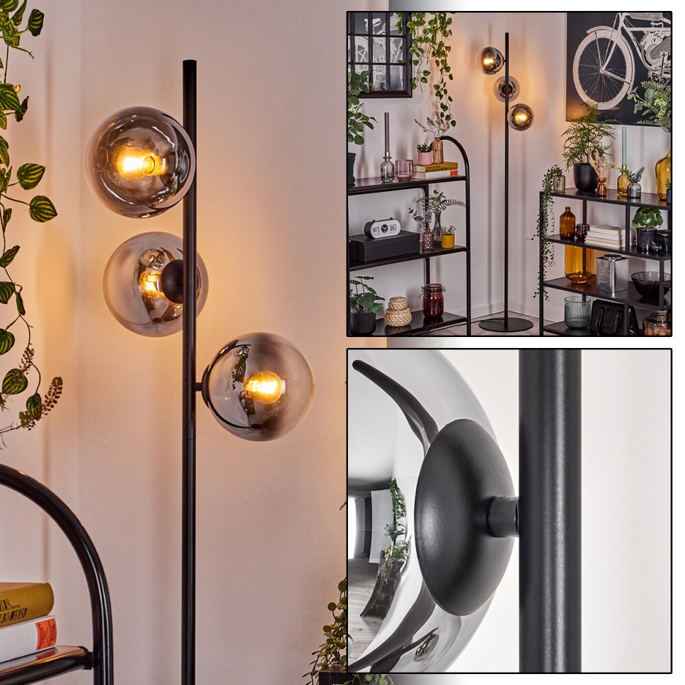 Gastor Lampa stojąca Chrom, Przezroczysty, Przydymiony, 3-punktowe main product photo