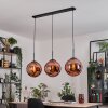 Gastor Lampa wisząca, Kula świetlna, Lampa wisząca W kolorze miedzi, 3-punktowe