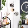 Koyoto lampa stojąca bursztynowy, chrom, przydymiony, 3-punktowe