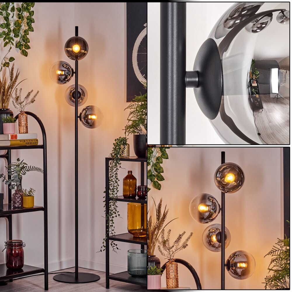 Gastor Lampa stojąca Chrom, Przezroczysty, Przydymiony, 4-punktowe main product photo