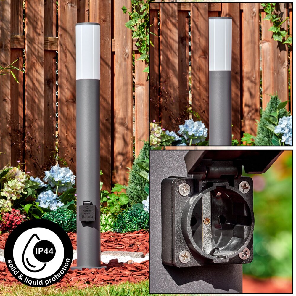 Caserta Lampa z wtyczką, Oświetlenie ścieżek Antracytowy, 1-punktowy main product photo