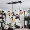 Gastor lampa wisząca, kula świetlna, lampa wisząca bursztynowy, przezroczysty, przydymiony, 8-punktowe