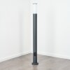 Caserta lampka do kontaktu, słupek ogrodowy antracytowy, 1-punktowy