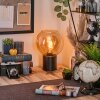 Koyoto Kula świetlna, Lampa biurkowa, Lampa stołowa 20 cm W kolorze bursztynu, 1-punktowy