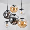 Gastor Lampa wisząca, Kula świetlna, Lampa wisząca W kolorze bursztynu, Przezroczysty, Przydymiony, 6-punktowe