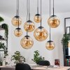 Gastor lampa wisząca, kula świetlna, lampa wisząca bursztynowy, 8-punktowe