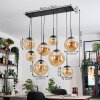 Gastor lampa wisząca, kula świetlna, lampa wisząca bursztynowy, 8-punktowe