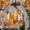 Gastor Lampa wisząca, Kula świetlna, Lampa wisząca W kolorze bursztynu, 8-punktowe
