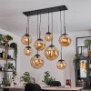 Gastor Lampa wisząca, Kula świetlna, Lampa wisząca W kolorze bursztynu, 8-punktowe