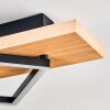Pompu lampa sufitowa LED kolory naturalne, czarny, 1-punktowy