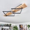 Pompu lampa sufitowa LED kolory naturalne, czarny, 1-punktowy