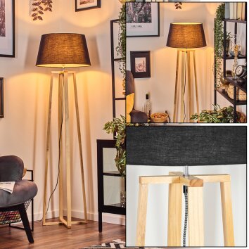 Bassagoda lampa stojąca kolory naturalne, 1-punktowy