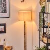 Bassagoda lampa stojąca kolory naturalne, czarny, 1-punktowy