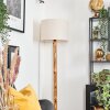 Bassagoda lampa stojąca kolory naturalne, czarny, 1-punktowy