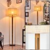 Sabadim lampa stojąca brązowy, kolory naturalne, czarny, 1-punktowy