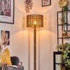 Cando lampa stojąca brązowy, kolory naturalne, czarny, 1-punktowy