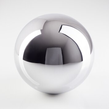 szklany klosz  Gastor klosz zamienny, część zamienna 15 cm chrom, przydymiony