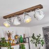 Herford Lampa Sufitowa Ciemne drewno, 4-punktowe