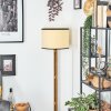 Chellas lampa stojąca brązowy, kolory naturalne, czarny, 1-punktowy