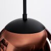 Gastor lampa wisząca, kula świetlna, lampa wisząca miedziany, 1-punktowy